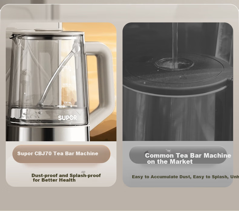SUPOR Dust-Free Water Dispenser Tea Bar Machine, High-End Living Room New Water Dispenser, Remote Control Smart Bottom-Loading Anti-Overflow Tea Bar Cabinet Integrated Household Kettle SW-CBJ70 4
