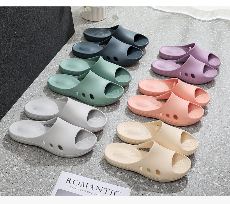 XGGC Elderly Non-Slip Slippers Men Bathroom Shower Special Pregnant Women Summer Large Size Indoor Cool Slippers Women 10256 15