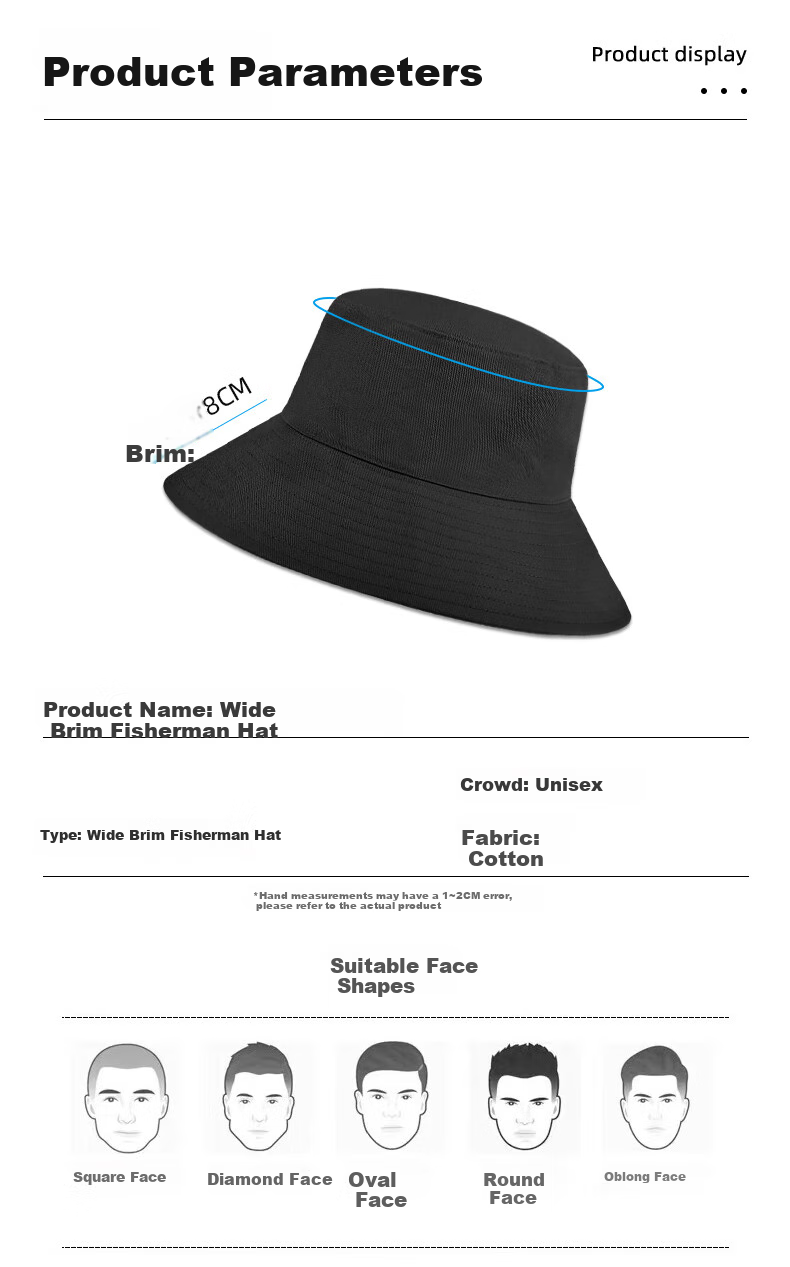 GRGN Sun Hat for Men, Summer UV Protection Outdoor Sun Hat, Fisherman Hat, Short Brim Cap for Men 23212 4