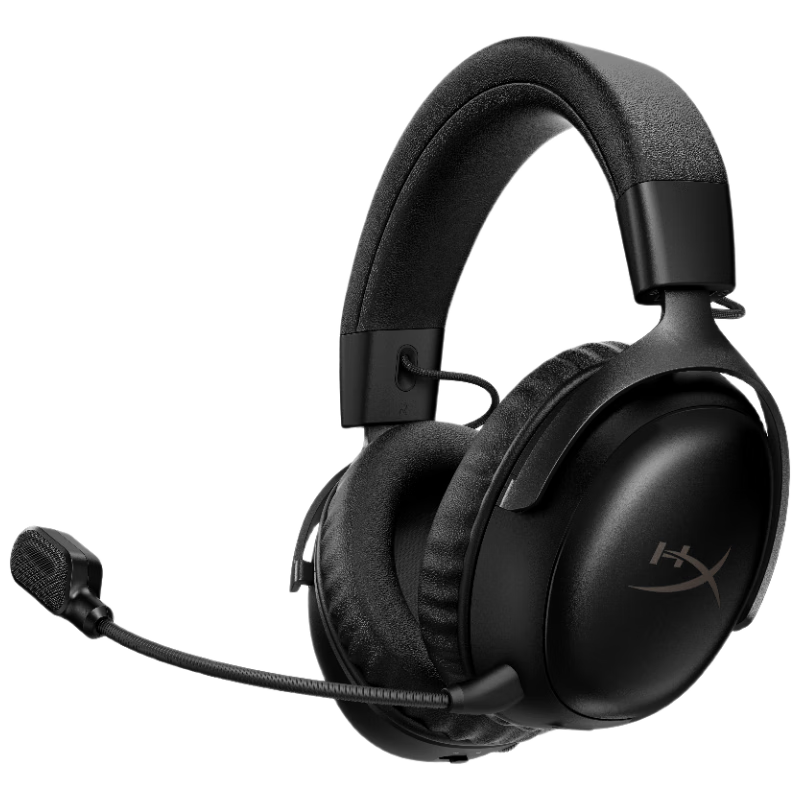 HYPERX Cloud III S Wireless Enhanced Edition Bluetooth Gaming Headset, Cloud III S Black, Over-Ear Gaming Headphones, Compatible with Triangular Actio