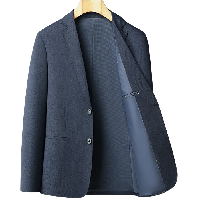 SHANSHAN High-End Suit for Men, Spring And Summer Lightweight Cool-Feeling, Middle-Aged And Young Business Professional Dad's Outfit, Father's Day Formal Wear Suit