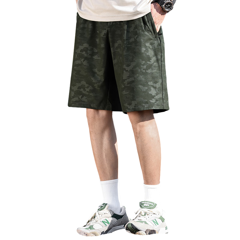 EASTERN CAMEL Trendy Shorts for Men, Summer Outdoor Casual Sports Straight-Leg Five-Point Pants, Youth Wearable Large Shorts, Beach Shorts for Me