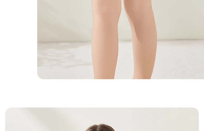 Niduoxiong Girls' Safety Shorts, Summer Thin Modal Underwear for Girls, Anti-Exposure Two-In Base Layer Pants 40
