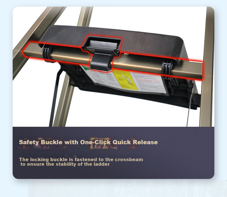 Werner Folding Ladder, Household Aluminum Alloy Step Stool, A-Frame Ladder, Indoor Stairs, 1.6 Meters, 234T-3CN 15