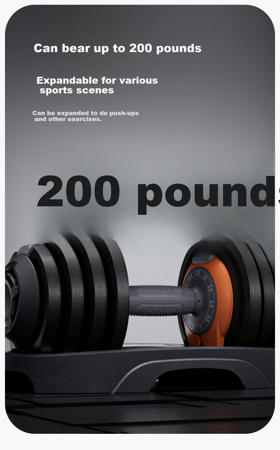 Keep Adjustable Dumbbell with 11 Weight Levels, Professional Fitness Equipment for Muscle Building And Shaping, 12.5kg*1 10