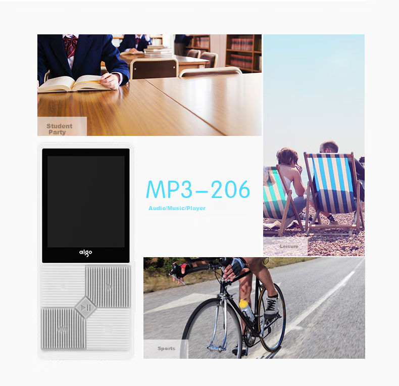 Aigo MP3/MP4 Video Player, 2-Inch Touchscreen, Bluetooth 5.4, Lossless HIFI Speaker, Portable English Learning Device for Students, Camera with Photo And Video Capture, E-Book Reader, 805-16GB 11