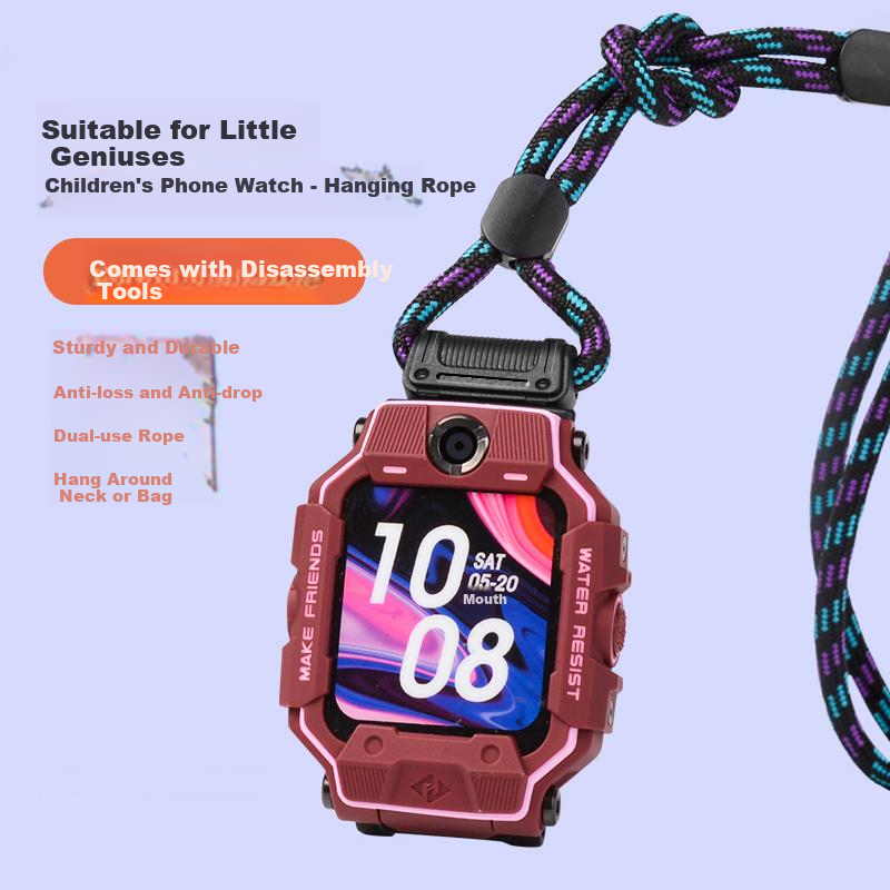 LANGLING Suitable for Xiaotiancailiang Phone Watch Strap Z10/Youth Edition Z9/Z8A/Z7S/Z6P/Z6A/Z6/N3/D3S/Q2A Official Creative Neck Strap, Sea Blue
