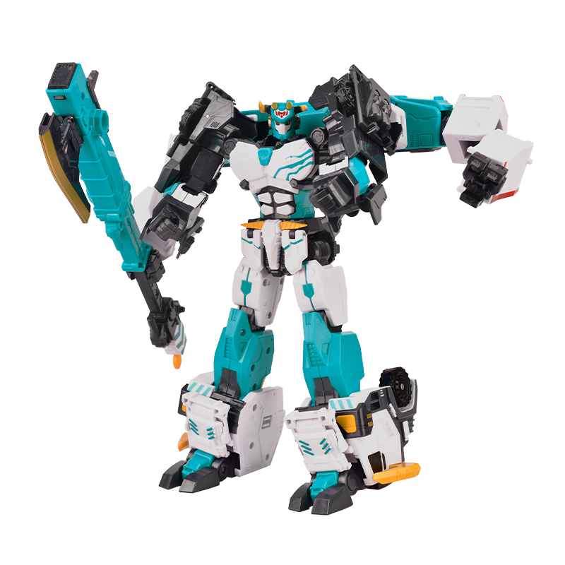 JUMPGO Transforming Car Toy, Action Figure for Boys And Children, Gift, Steel Arm Warrior 8155