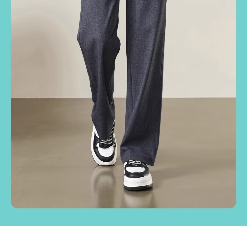 Langsha Women's Straight-Leg TR Twill Suit Pants High-Waist Draped Trousers Narrow and Wide-Leg Casual Pants Spring Autumn Workwear 2