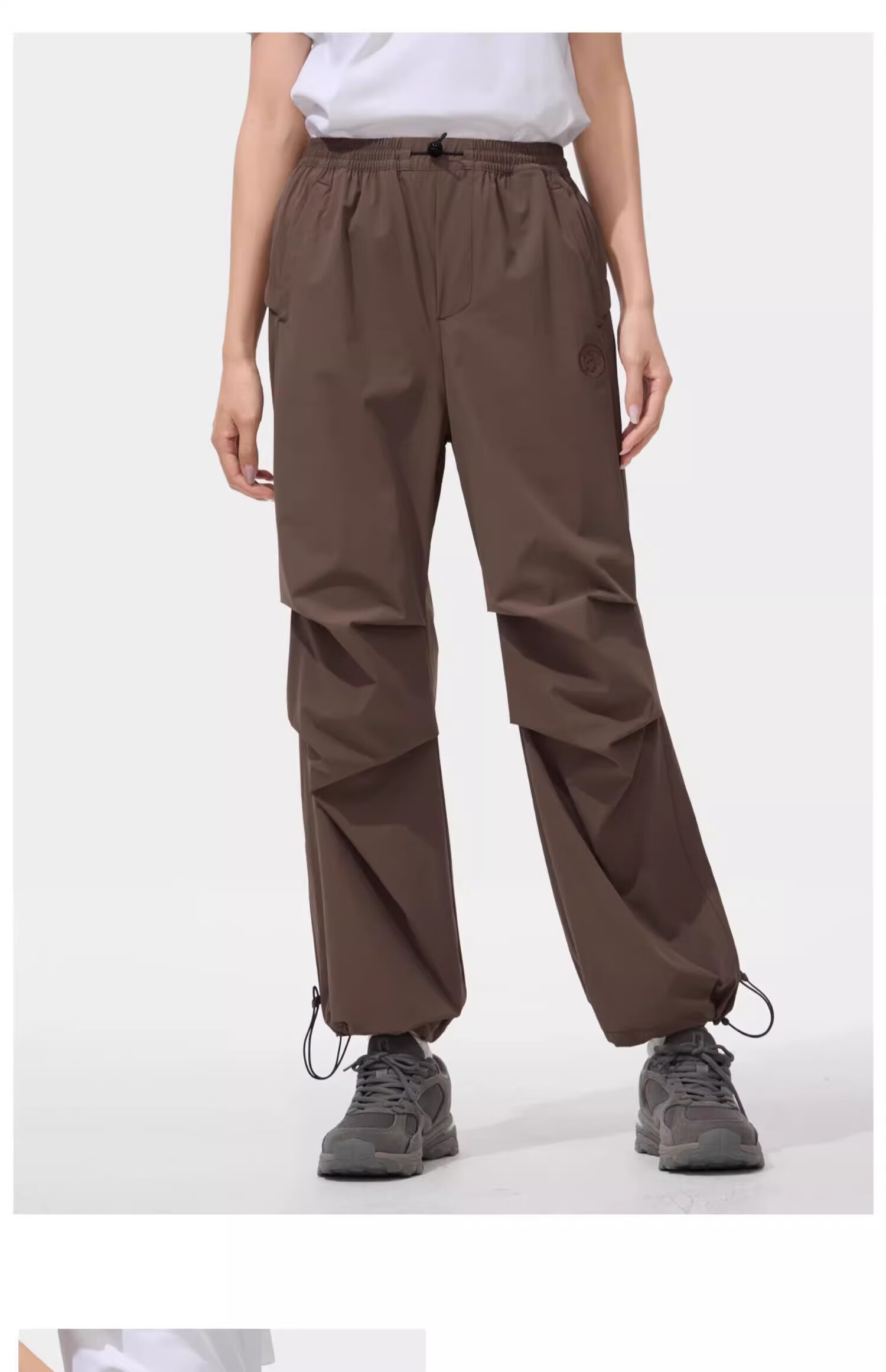 CAMEL Panda Outdoor Softshell Tactical Pants Quick-Dry Workwear Functional Pants Women Spring Summer Loose Casual Jogger Sun Protection Paratrooper Pants 22