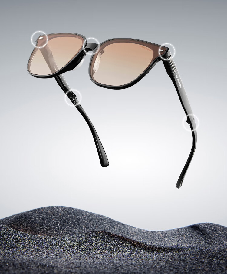Banana Under Sunglasses Square Round Frame Unisex Foldable Outdoor Travel Driving UV Protection FD021 4