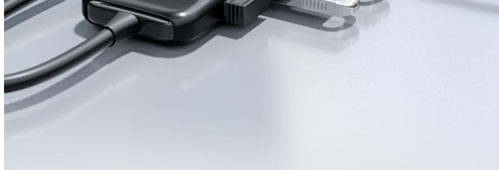 HP CT110c USB Hub, Computer USB Expansion Port, 4-Port USB 2.0 Hub, USB Extension Cable, Black 10