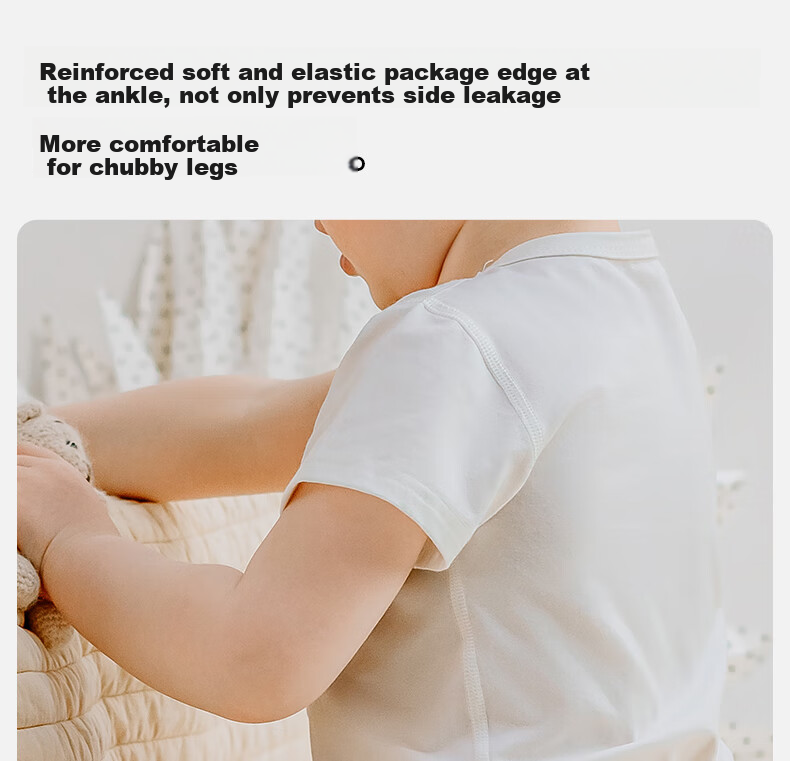 EMXEE Potty Training Pants Unisex Baby Washable Diaper Pants Children's Underwear Toilet Training Bamboo Panda Size 90 24