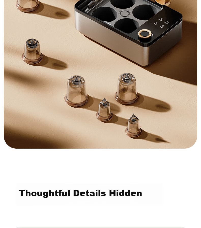HITH Xingman Intelligent Cupping Device, Home-Use Gua Sha Instrument, Electric Gua Sha Machine, Negative Pressure Leg And Back Meridian Dredging All-In Smart Device for Whole Body, Gift for Elders And Parents - G2 19