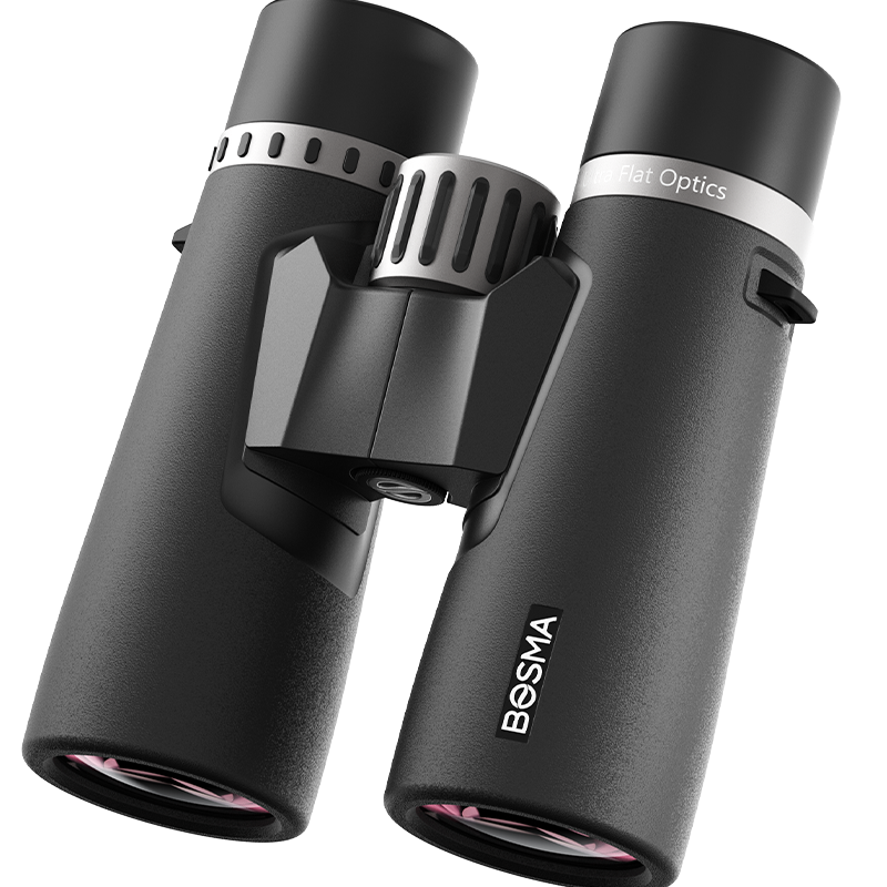 BOSMA Optimist 3rd Generation 10X42ED Binoculars, Flat-Field, High Magnification, HD, Macro, Nitrogen-Filled, Waterproof, Large Eyepiece, Wide Field of View