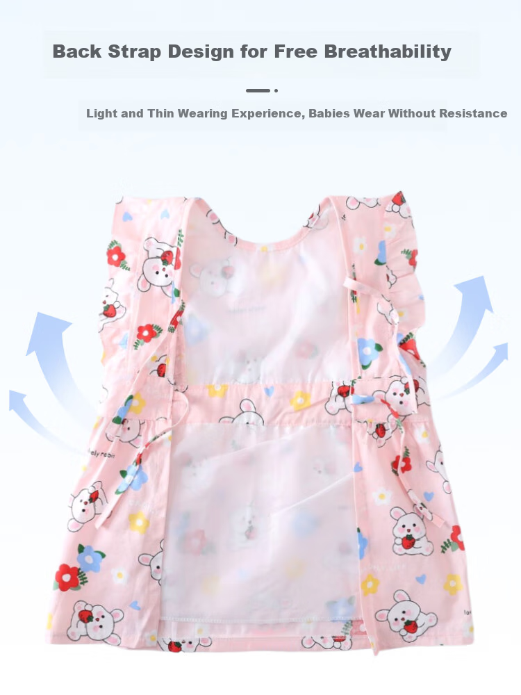 9I9 Baby Eating Smock Dress Apron, Waterproof And Stain-Resistant, Infant And Child Painting Smock, Stylish A60 6