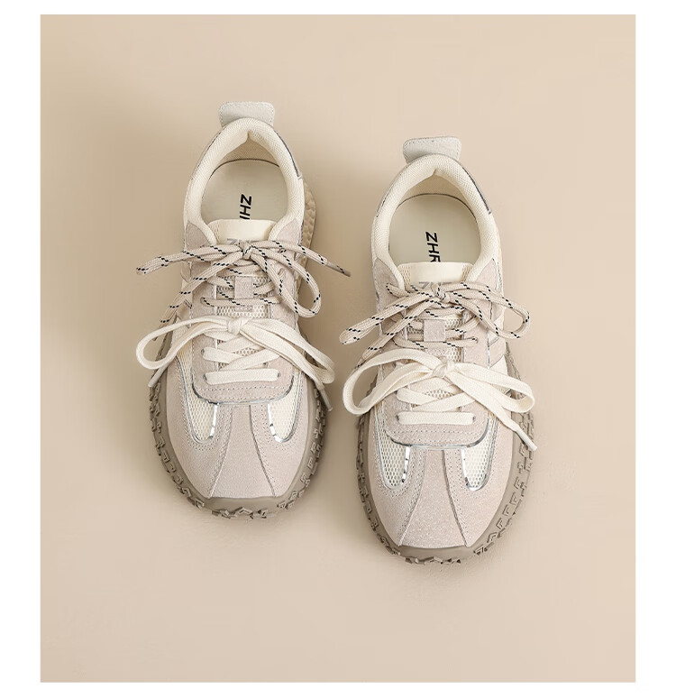 ZHR Dexun Women's Shoes, 2026 New Soft-Soled Fashionable Women's Shoes, Stylish Thick-Soled Sneakers for Women, KS110, Lavender Purple, Size 39 21