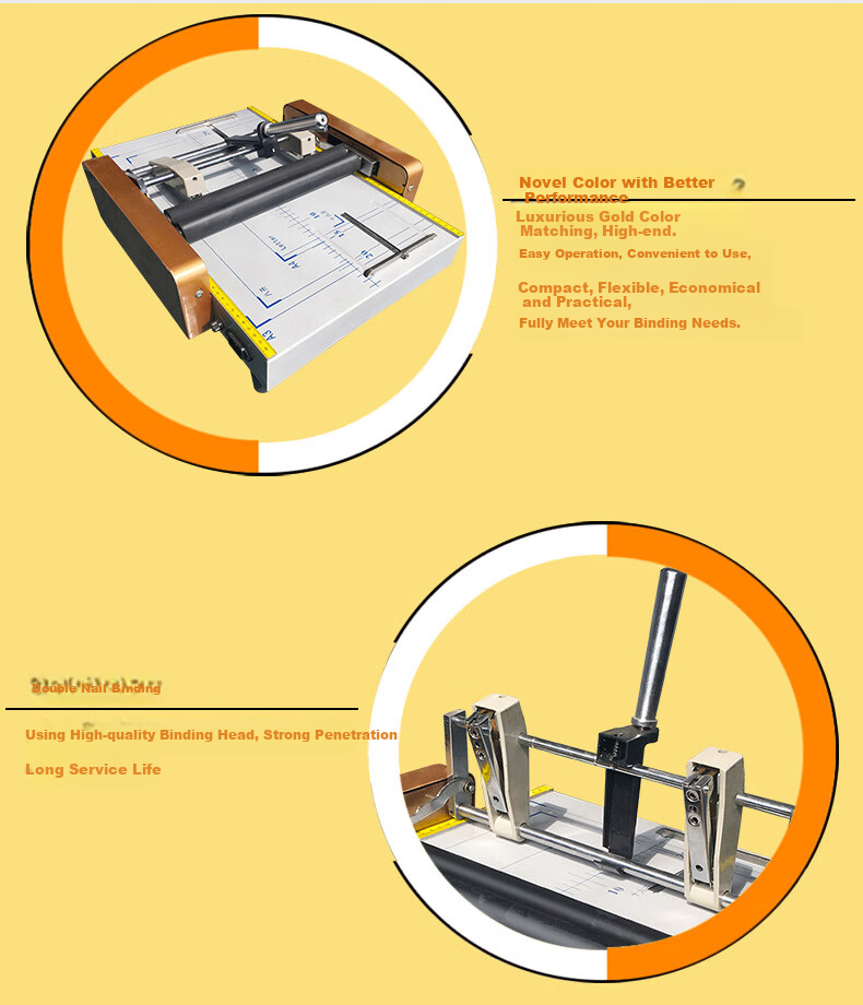 DOCON DC-200, A3 Size Folding, 8 Sheets, Four-Ring Binder, Manual Folding, Saddle Stitching, Integrated Machine Manual, Brochure, Exam Paper, 24/6 Stapler Binding Machine 2