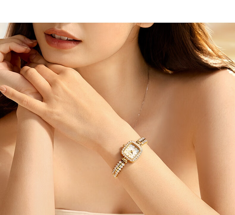 Davena Small Gold Spike Watch for Women, Small Silver Spike Luxury Niche Ladies Wristwatch, Birthday Gift for Girlfriend 1