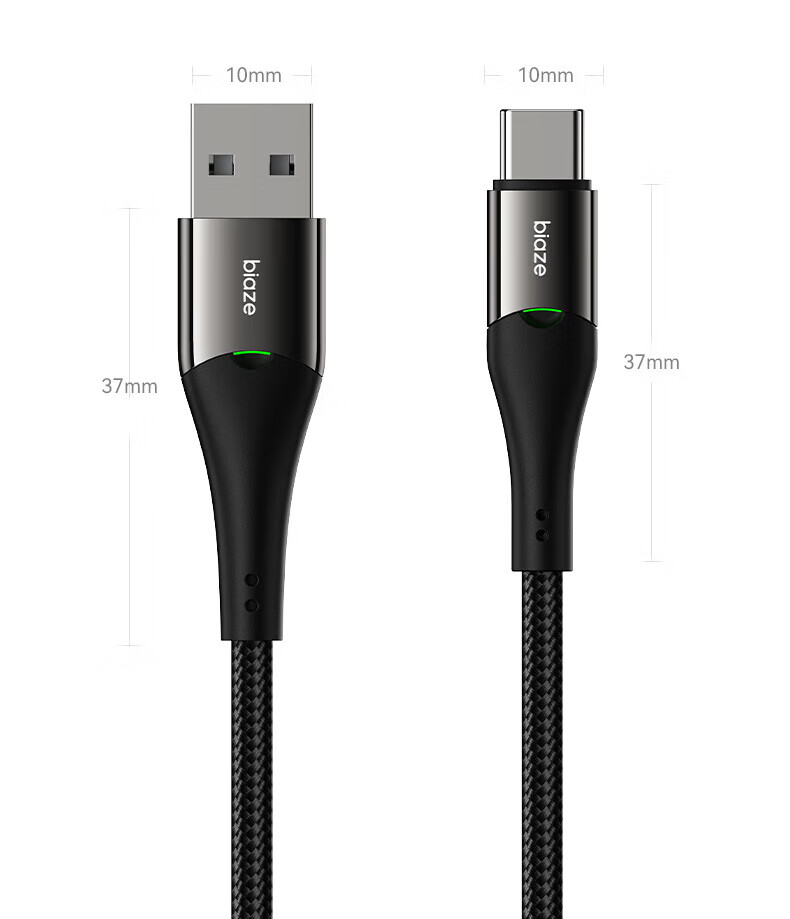 BIAZE Type-C Data Cable, USB-C Charging Cord, 100W Super Fast Charging, Suitable for Huawei Pura90/80/Mate70, Honor, OPPO, Xiaomi, Android Phones And Tablets, 1.5 Meters 4