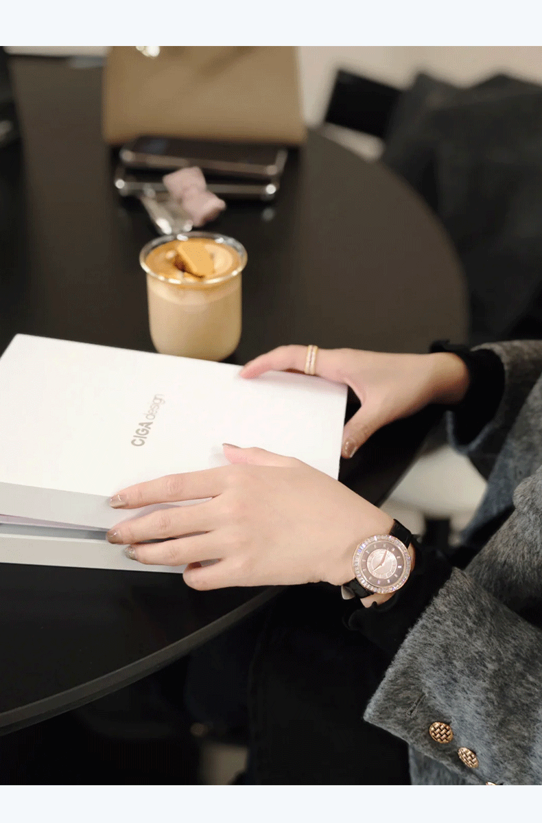 CIGA Design Moissanite Artistic Luxury Women's Watch Gift for Girlfriend 31