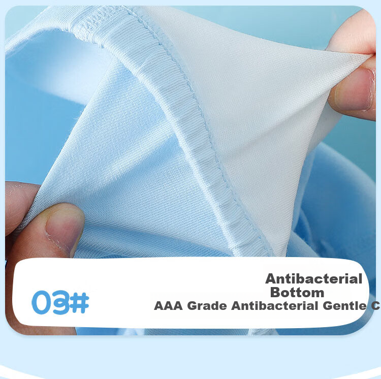 LangSha Children's Underwear, Boys' Class A Antibacterial Boxer Briefs, Boys' Shorts, Solid Color Cartoon, for Older Children, 3 Pairs, Size 130 10