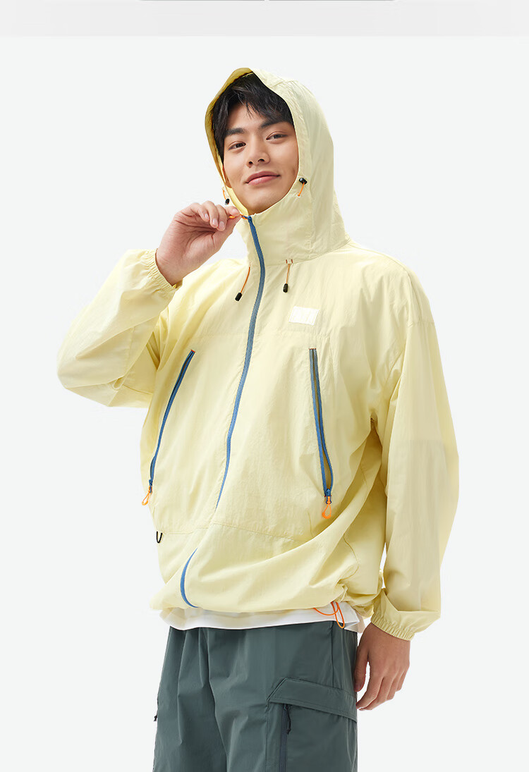 CAMEL Outdoor Sunscreen Jacket Unisex Spring Summer UV Protection Lightweight Coat [Wang Junkai Edition] 40