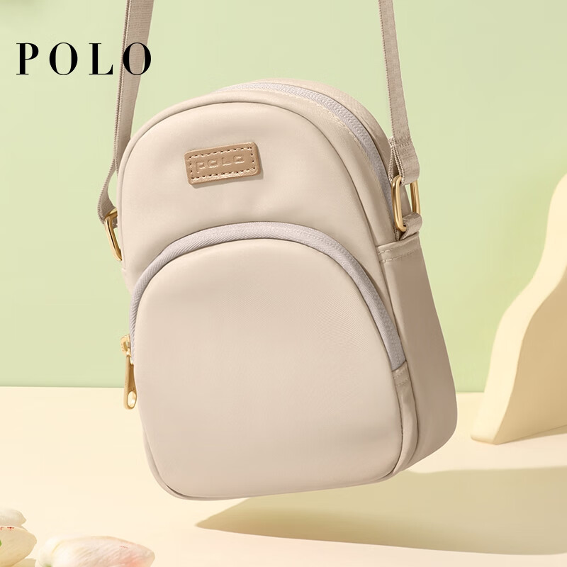 POLO Crossbody Bag, Women's Casual Handbag, Shoulder Bag, Fashionable Versatile Phone Pouch, Water-Resistant Oxford Fabric Gift for Girlfriend