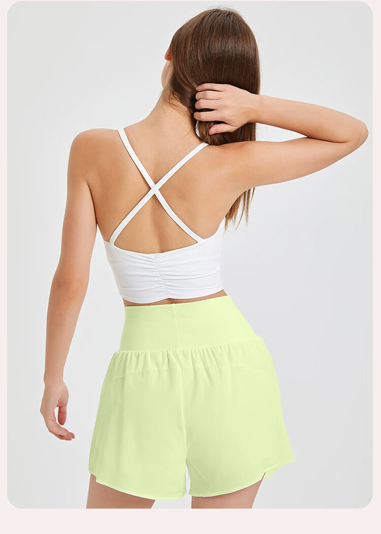 Ziyouxi Women's Sports Yoga Shorts, 2026 Summer New Style, Anti-Exposure, High-Waist, Tummy Control, Running, Loose-Fitting Casual Shorts for Outdoor Wear 19