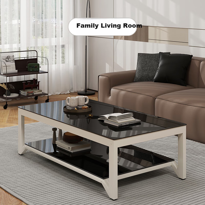 Fanshe Coffee Table, Living Room Coffee Table, Office Coffee Table, Home Living Room Glass Small Apartment Sofa Coffee Table, Modern And Simple