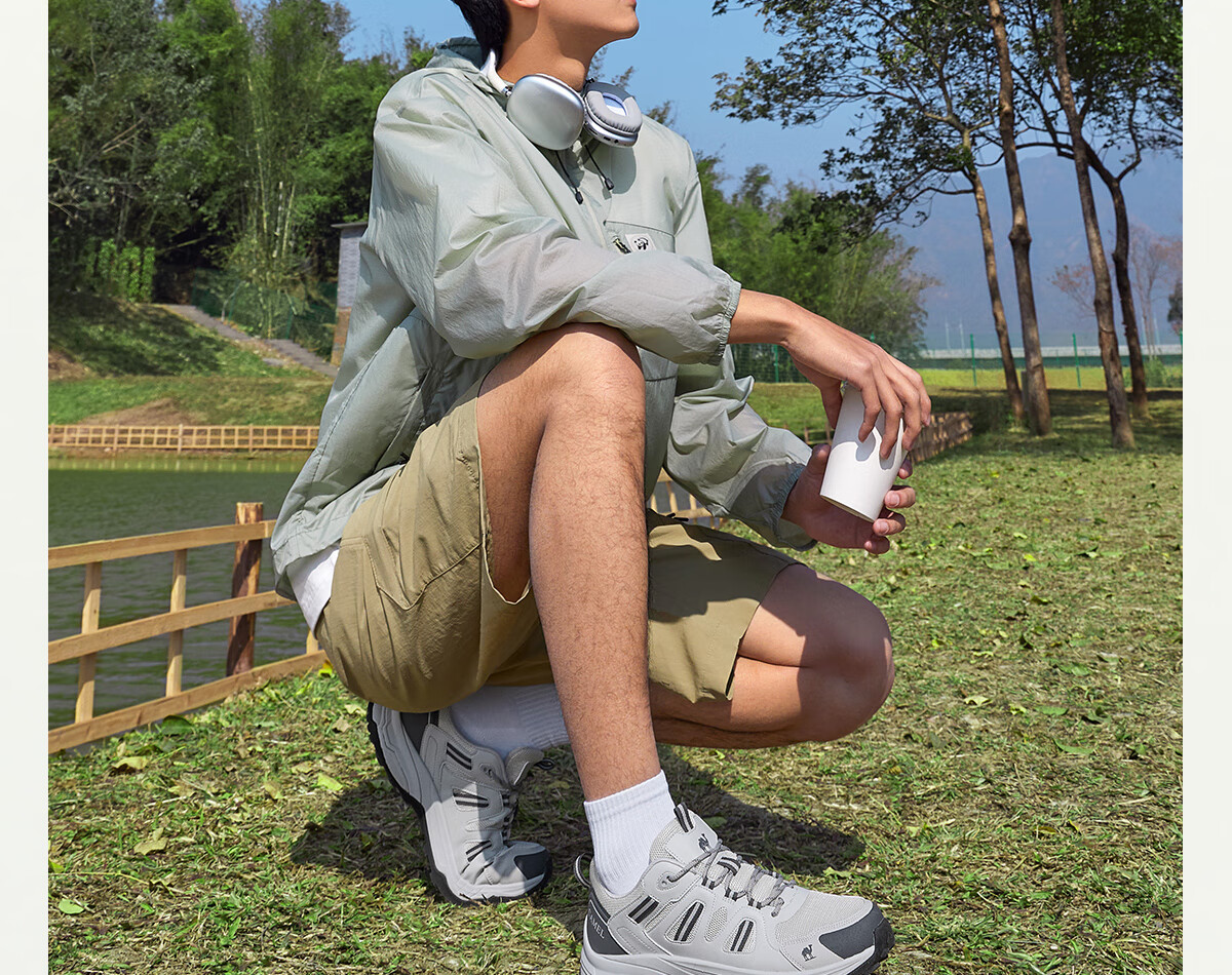 CAMEL Outdoor Hiking Shoes for Women, Breathable Casual Thick-Soled Trekking Shoes, Water-Resistant Non-Slip Women's Shoes F25B693007 Size 35 4
