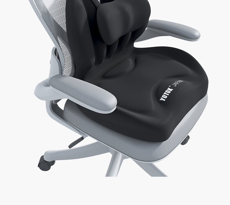 Youtengyouju YOTOK (Japan) Genuine Office Lumbar Support Cushion, Back Support, Integrated Workstation Chair Seat Pad 16