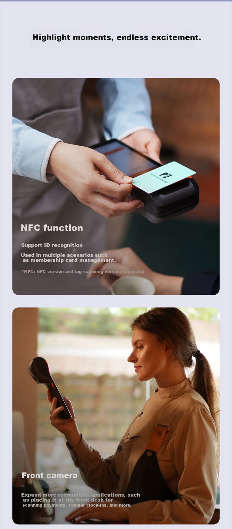 Sunmi V2s Standard Edition Handheld Thermal Printer for Mobile Ordering, Cashier, Queue Numbering, Meituan Takeout, Ele.me - Open Version 2+16GB 8