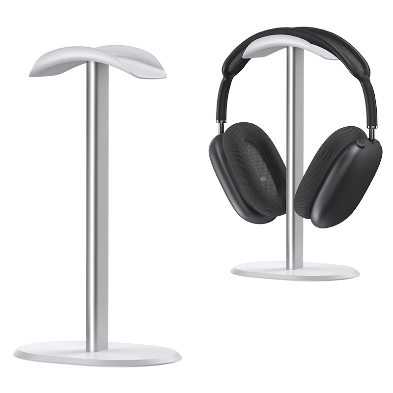 BIAZE Headphone Stand, Earphone Hanger Display Rack, Gaming Headset Holder Compatible with Apple Sony Bose Edifier Razer, Storage Rack Accessory EJ15-White