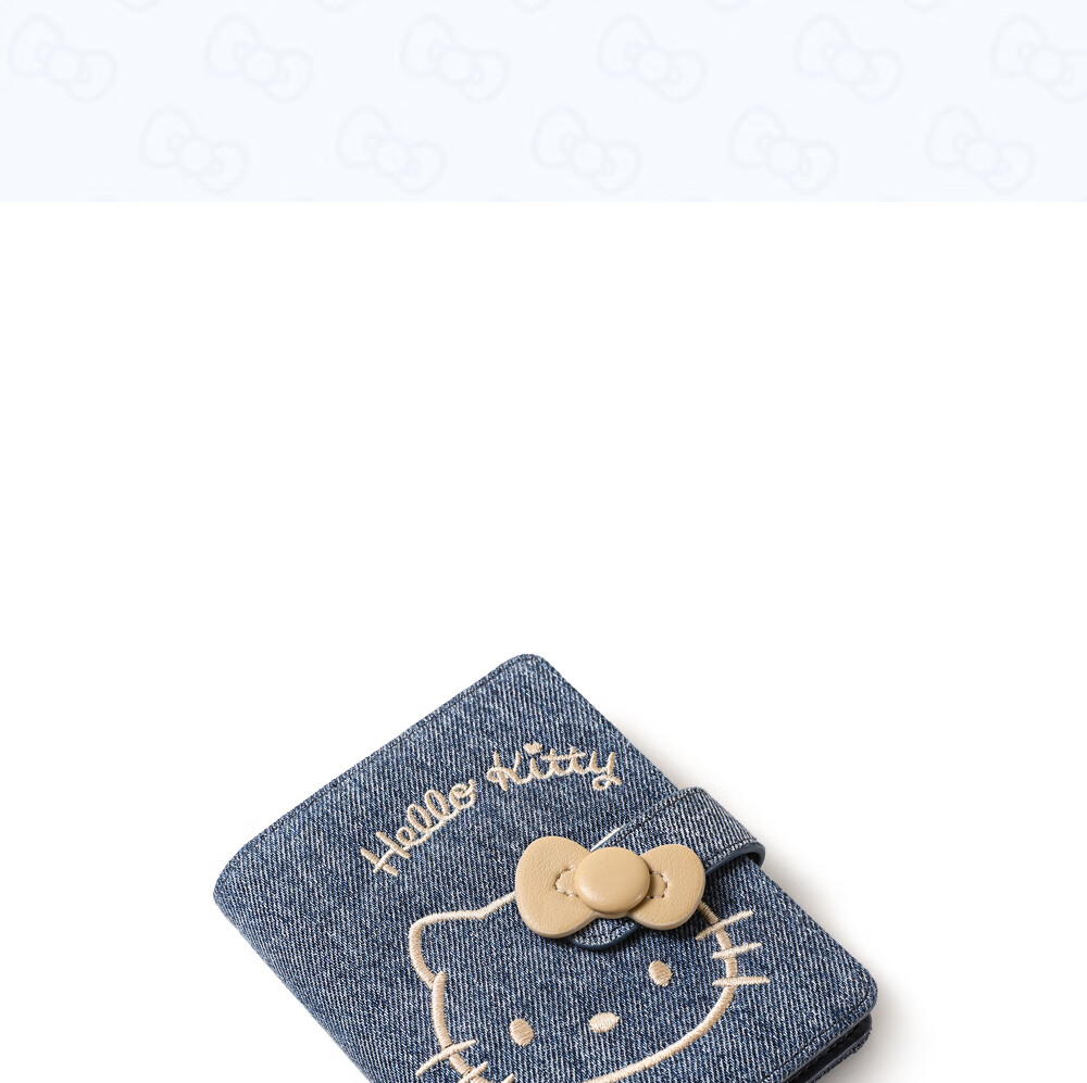 Toutou Birthday Gift, Hello Kitty Wallet, Cute Denim ID Holder, Bank Card Case, Sanrio, for Girlfriend 10