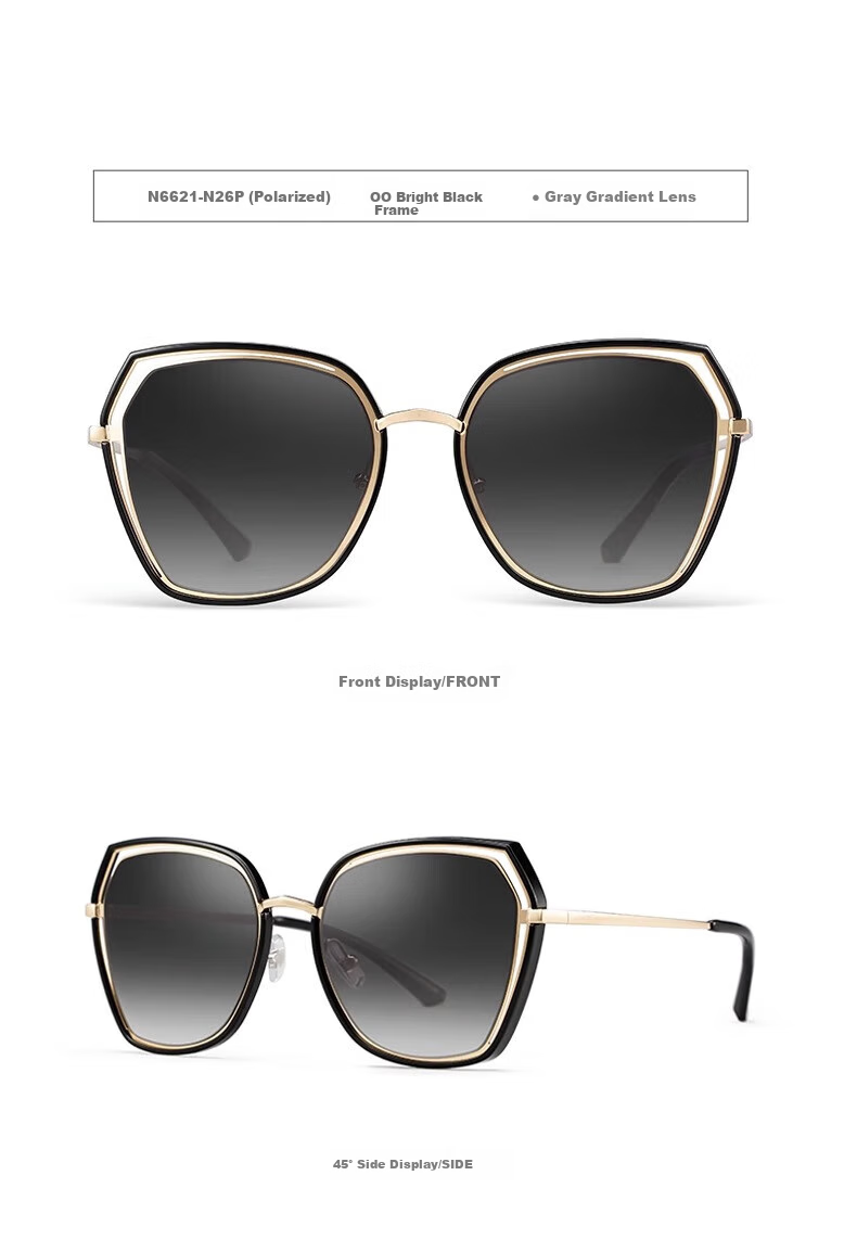 HORIEN Women's Sunglasses, UV Protection, 2026 New Style Polarized Glasses, Sun Protection UV400, High-End Driving Sunglasses 15