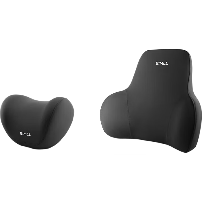 BIMLL Car Lumbar Support Pillow Cushion Backrest Pad for Driving Office Seat