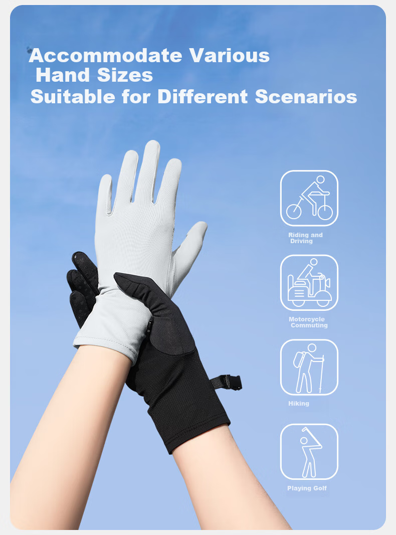 UV100 Sun Protection Gloves for Women, Spring And Summer UV Protection Thin Breathable Driving Cycling Anti-Slip Touchscreen Gloves 22503 Bubble Pink 9