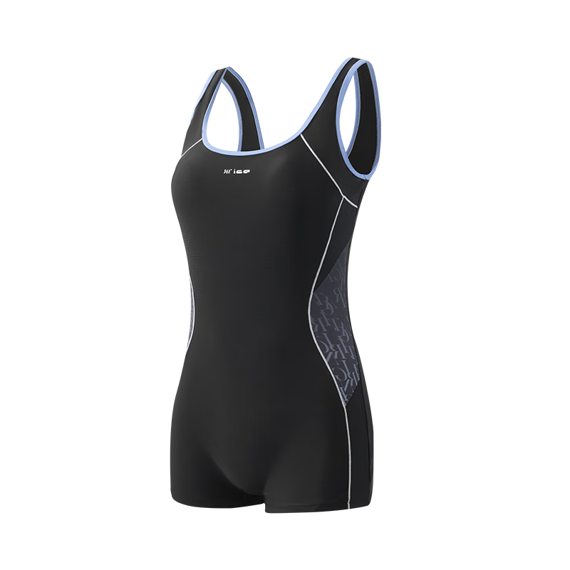 361° Women's One-Piece Swimsuit, Square-Leg Competitive Swimwear, Conservative, Slimming, Hot Spring Ladies' Swimwear, Professional Training