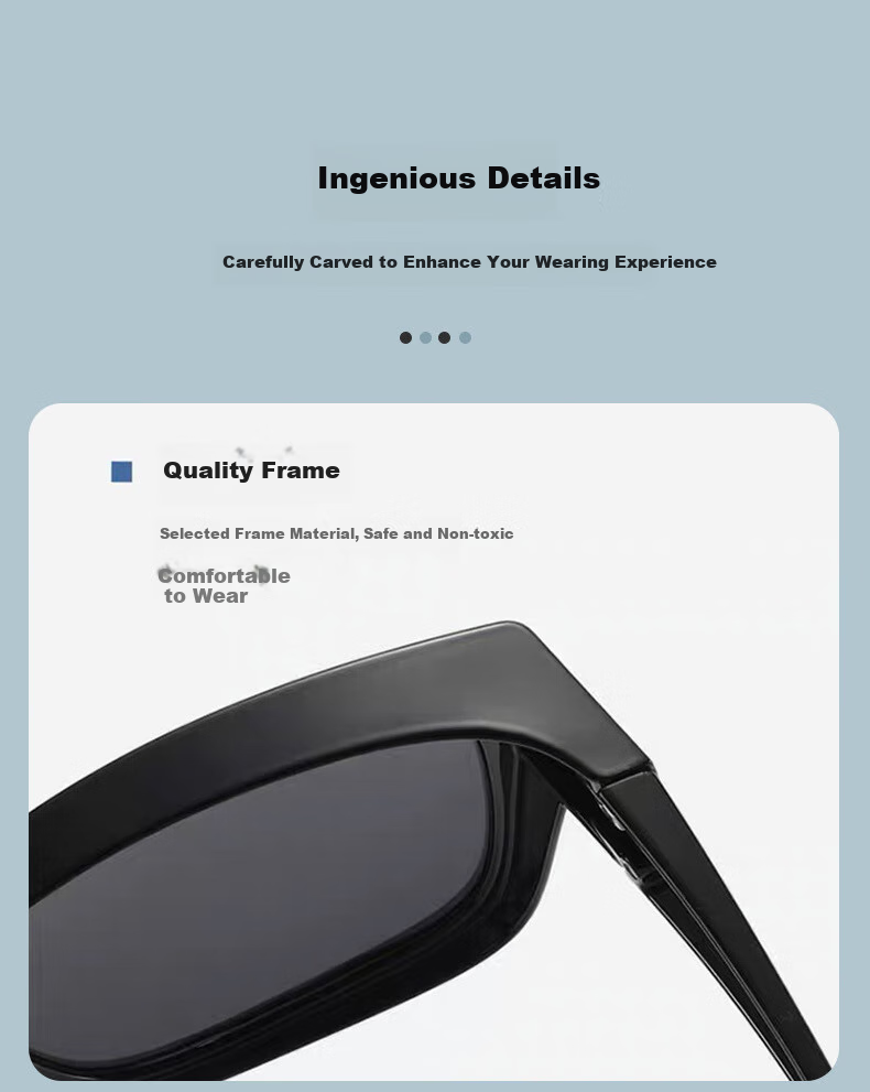 LOVECRAFT Myopia-Specific Sunglasses Clip-On for Men And Women, Driving-Specific Polarized Clip-On - Black Frame with Gray Lenses, UV Protectio 5