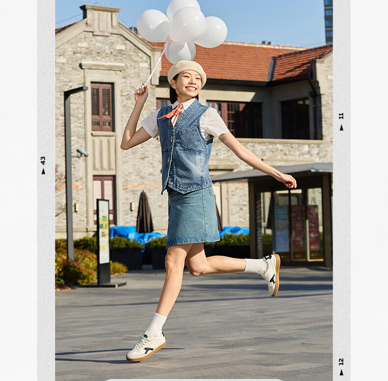 361° Women's Sneakers, Spring And Summer Casual Thin-Soled Training Shoes, T-Toe Shoes, Low-Top Breathable Sports Shoes, 682526613-1 2