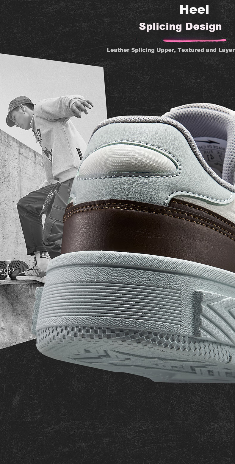 ERKE Men's Sneakers, Summer New Breathable Versatile Casual Shoes, Thick-Soled Comfortable Sports Shoes | Wanku 3 9