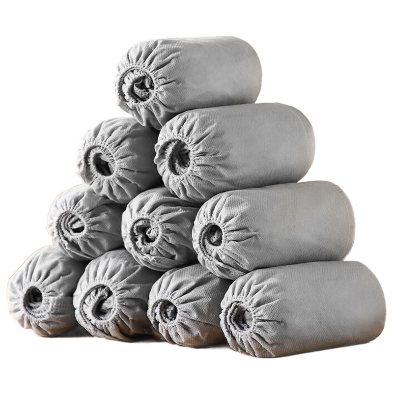 BWNK Non-Woven Large Disposable Shoe Covers 100pcs Thickened Dustproof Breathable Indoor Wear-Resistant Non-Slip Foot Covers