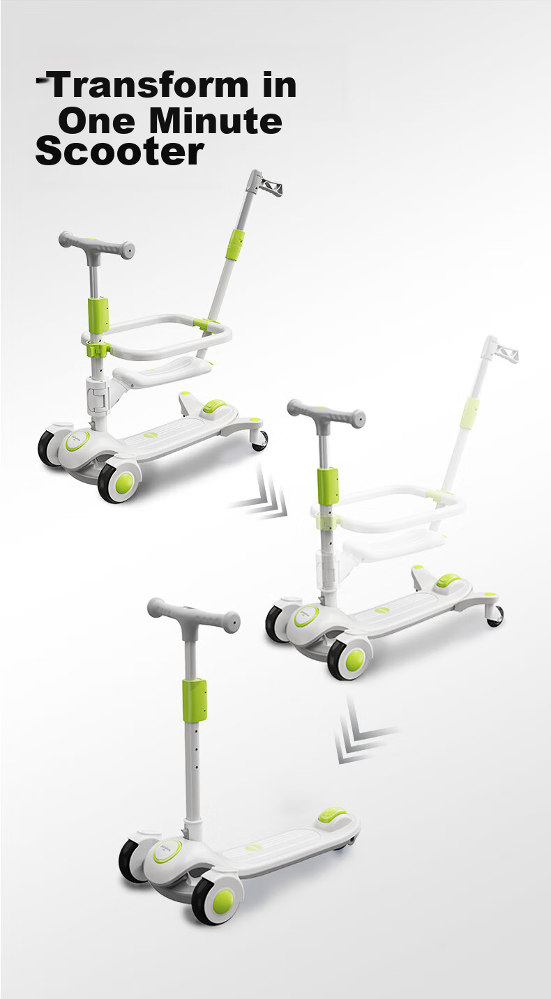 Beiboshi BabyBox Children's Scooter for Ages 1-3 Three-In Ride-On Scooter, First Birthday Gift 10