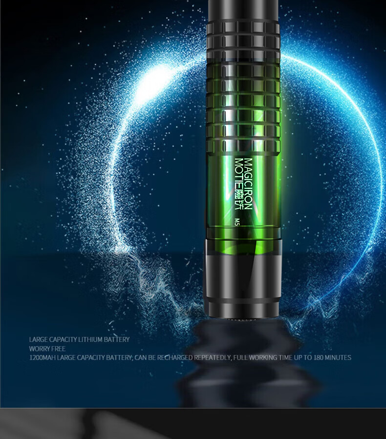 MOTIE M5 Laser Pointer Long-Range High-Power Green Light Outdoor Engineering LED Screen Usable Laser Flashlight Desert Star Pointer Maritime Laser Light JD Self-Operated 4