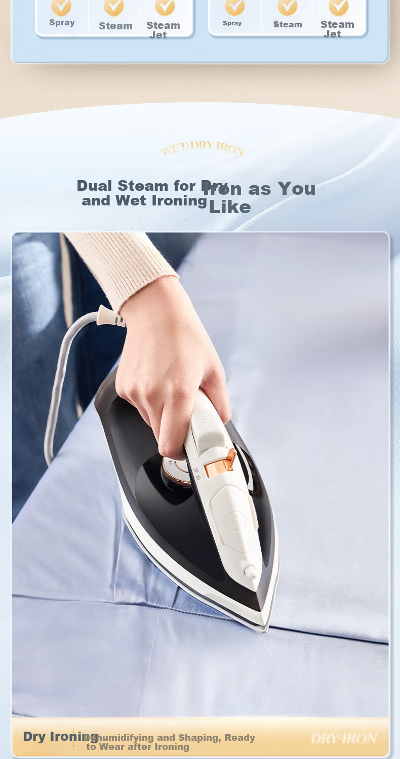 Morphyrichards Handheld Garment Steamer for Home Use, Portable Steam Iron for Travel And Business Trips, Clothes Steaming Tool with Large 4013 Plus Plate 7