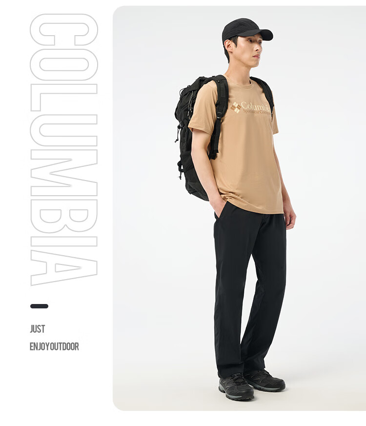 Columbia Men's T-Shirt 26 Spring Summer Outdoor Casual Sports Comfortable Cotton Breathable Short Sleeve AE8963 011 13