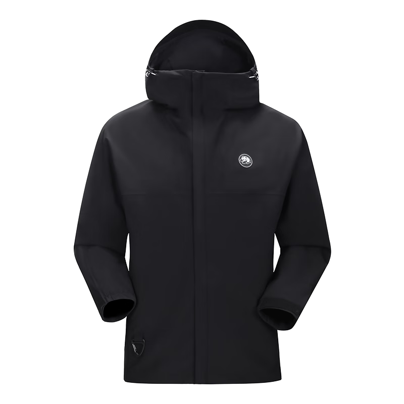 Xiongmao [Liu Yifei's Same Style], Rain Shell Outdoor Jacket for Men And Women, Single Layer Heavy Rain Protection, Triple Protection Mountaineering Coat, Model 6169B