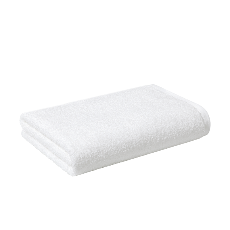 GGT Japanese Rainbow Cotton High-End Hotel Bath Towel for Men And Women, Home Use, Absorbent, Quick-Drying, Pure Cotton, White, Sports