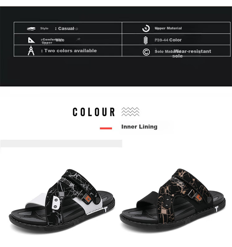 CARTELO Men's Sandals, Summer 2026 Breathable Outdoor Beach Clogs, Dual-Use Casual Slippers for Me 4